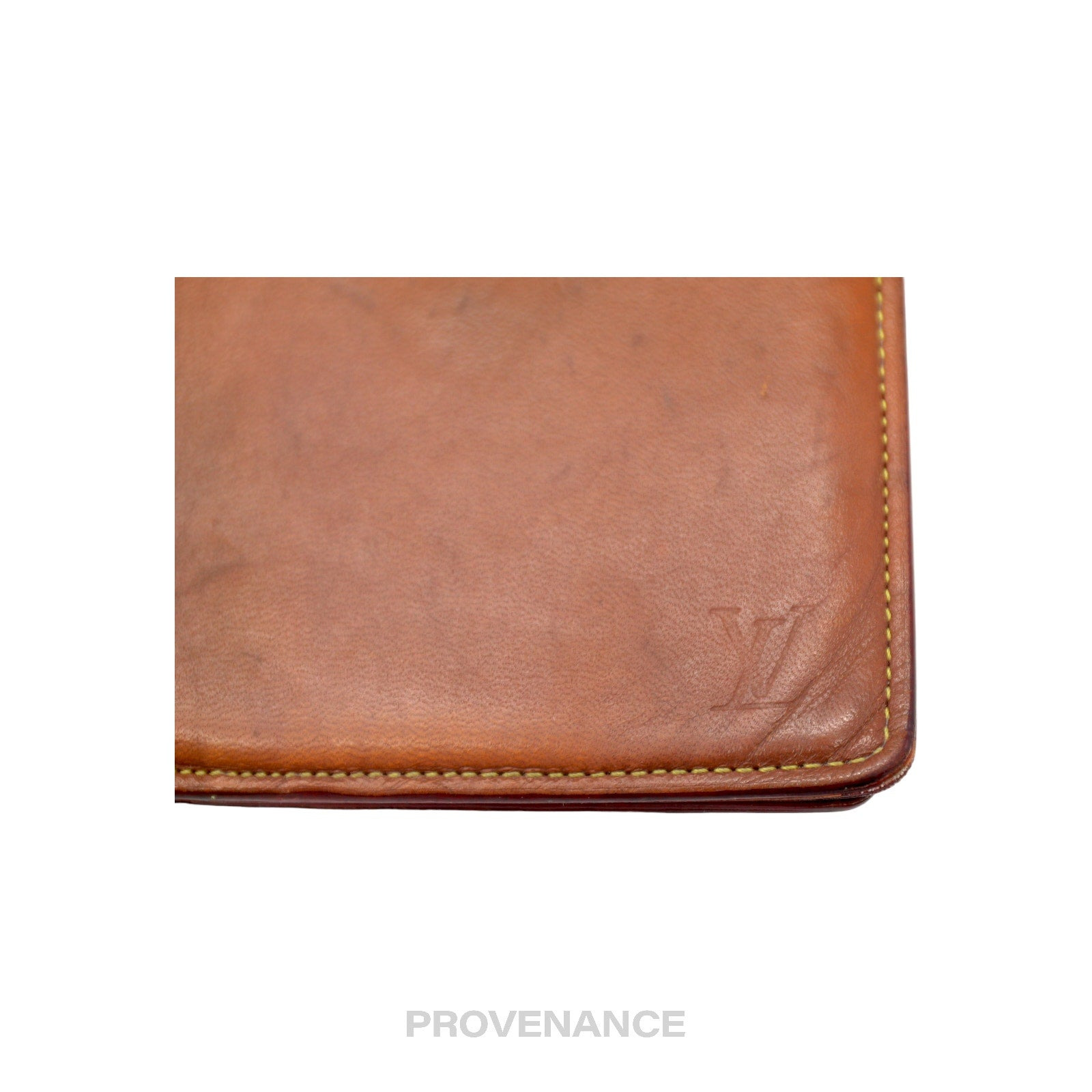Louis Vuitton Marco Wallet - Nomade Caramel Leather - 8