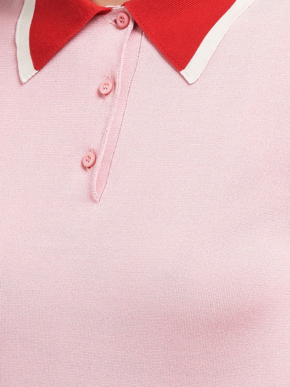 pointed collar polo shirt - 5