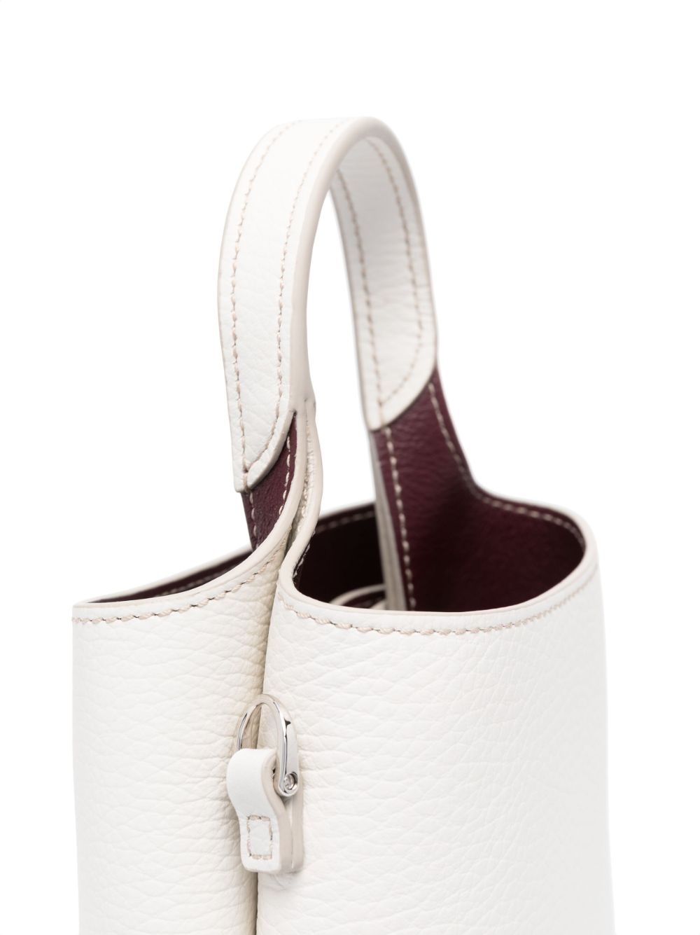 debossed-logo leather mini bag - 4