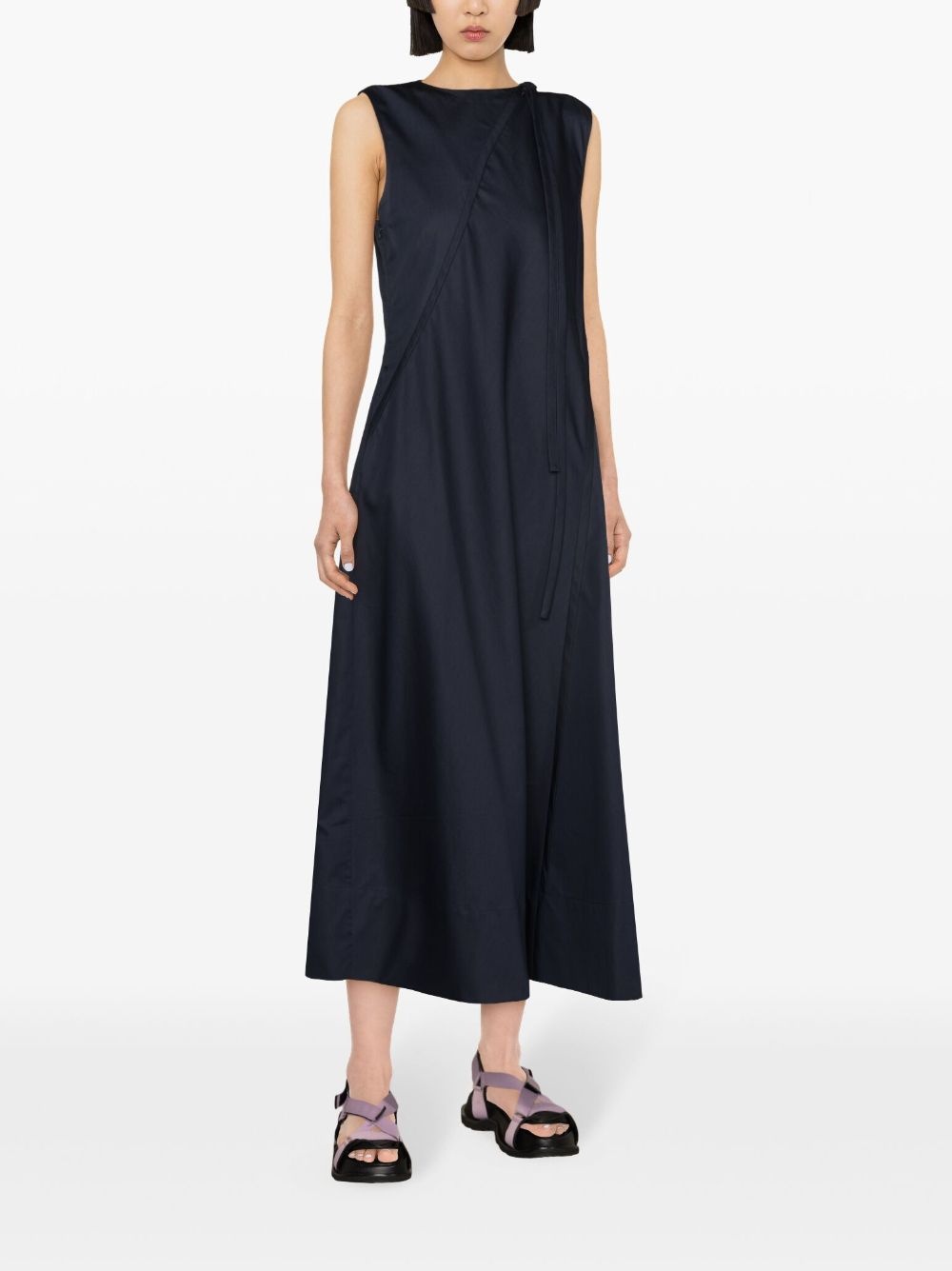 tie-fastening maxi dress - 2