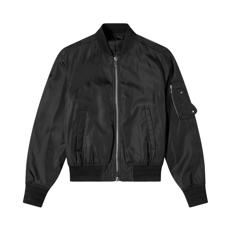Dior Embroidered Logo Bomber Jacket 'Black' 1