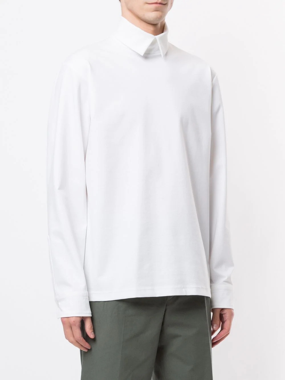 collared longsleeved T-shirt - 3