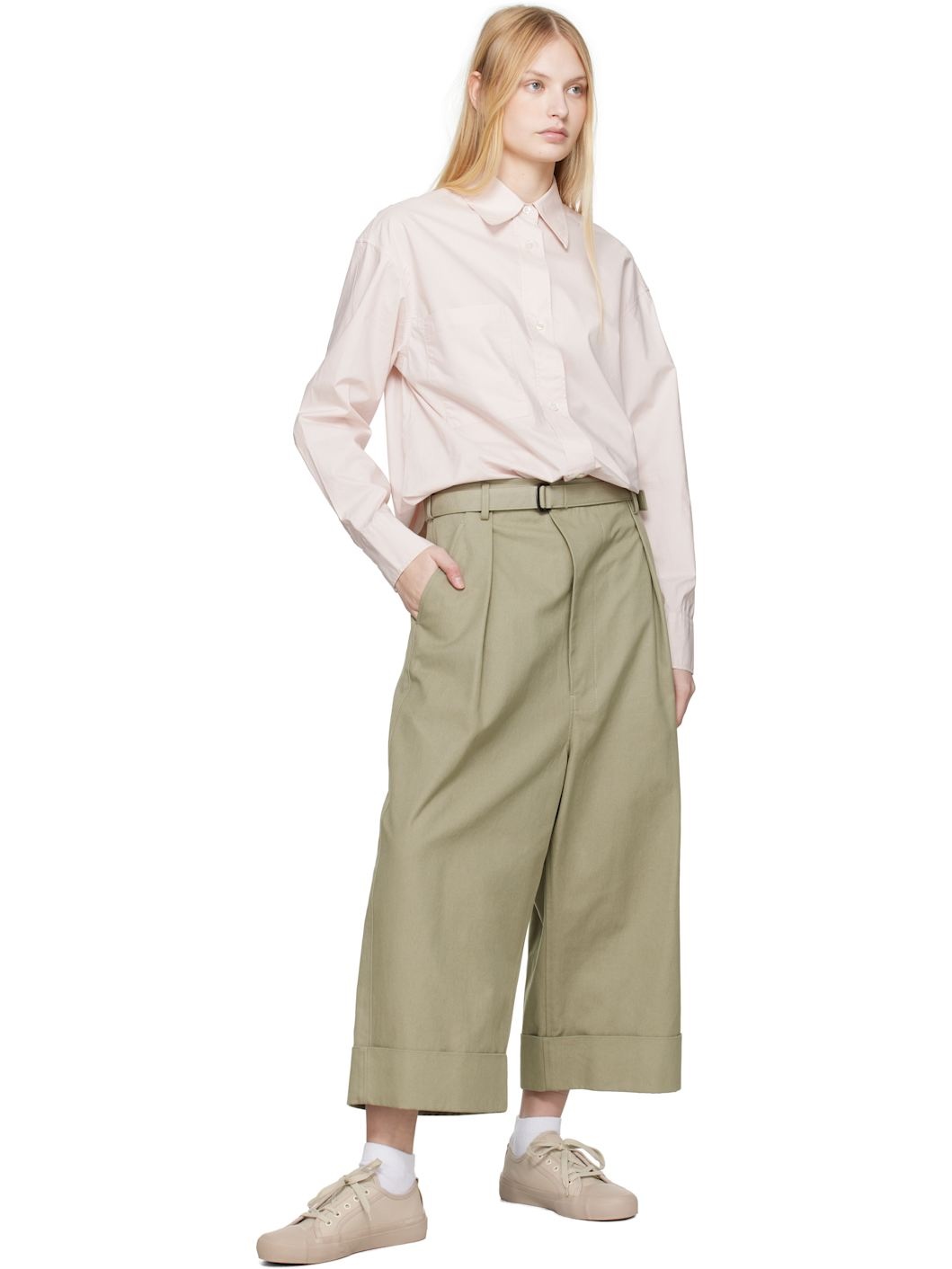 Taupe Byrd Canvas Sneakers - 5