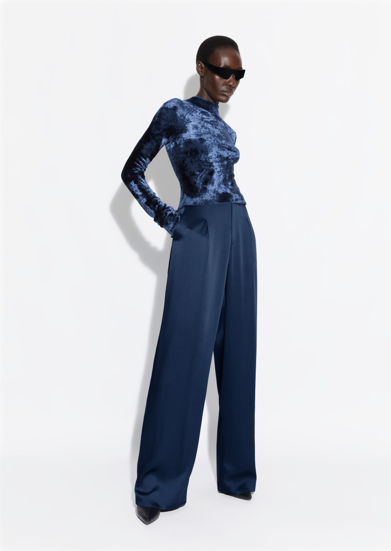 LAPOINTE Velvet Raglan Long Sleeve Top outlook