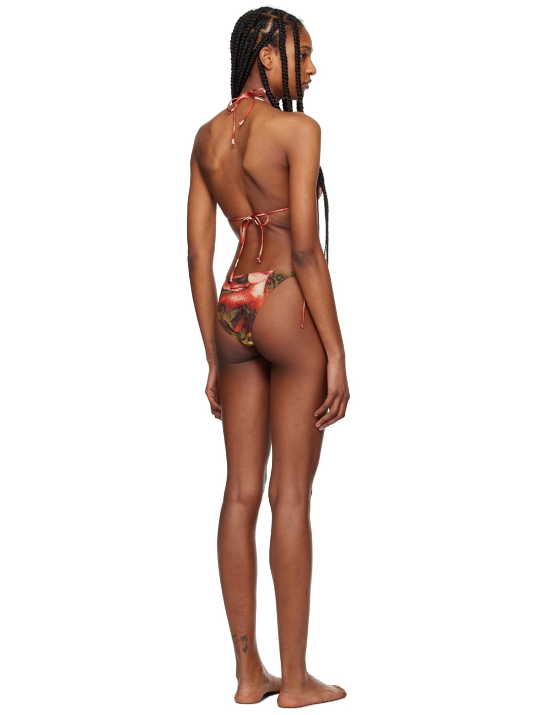 【関税込み】Jean Paul Gaultier レッド The Roses ビキニ Jean Paul Gaultier Red 'The Roses' Bikini | REVERSIBLE