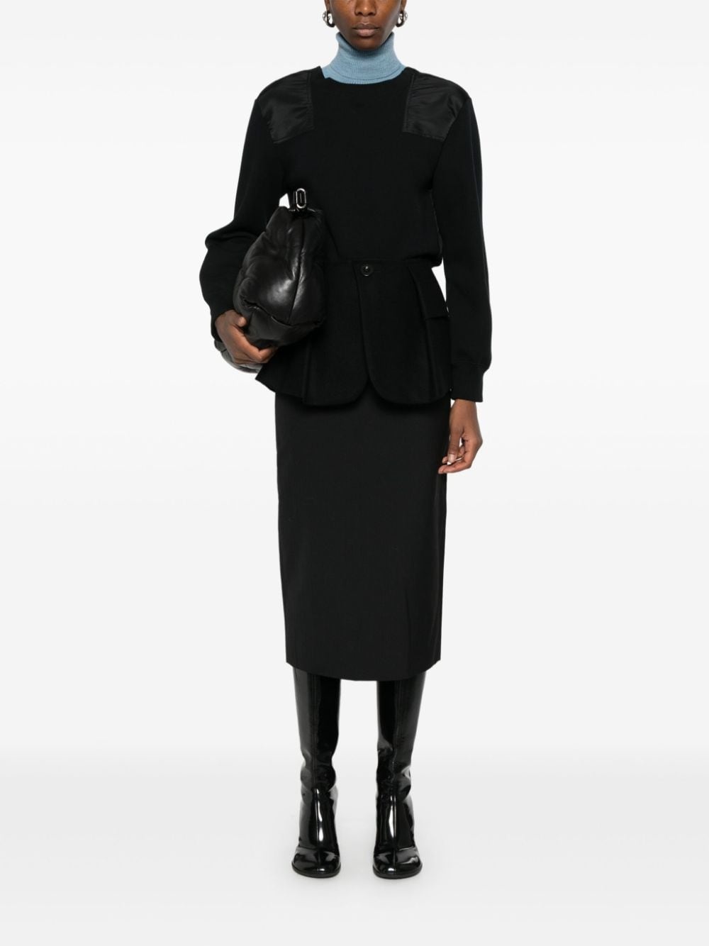 layered midi skirt - 2