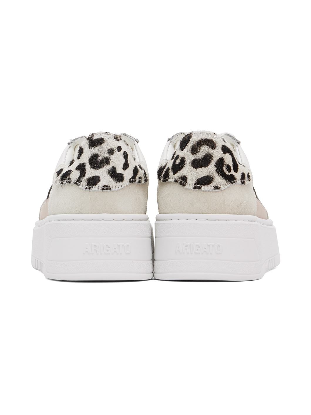 White & Gray Orbit Vintage Sneakers - 2