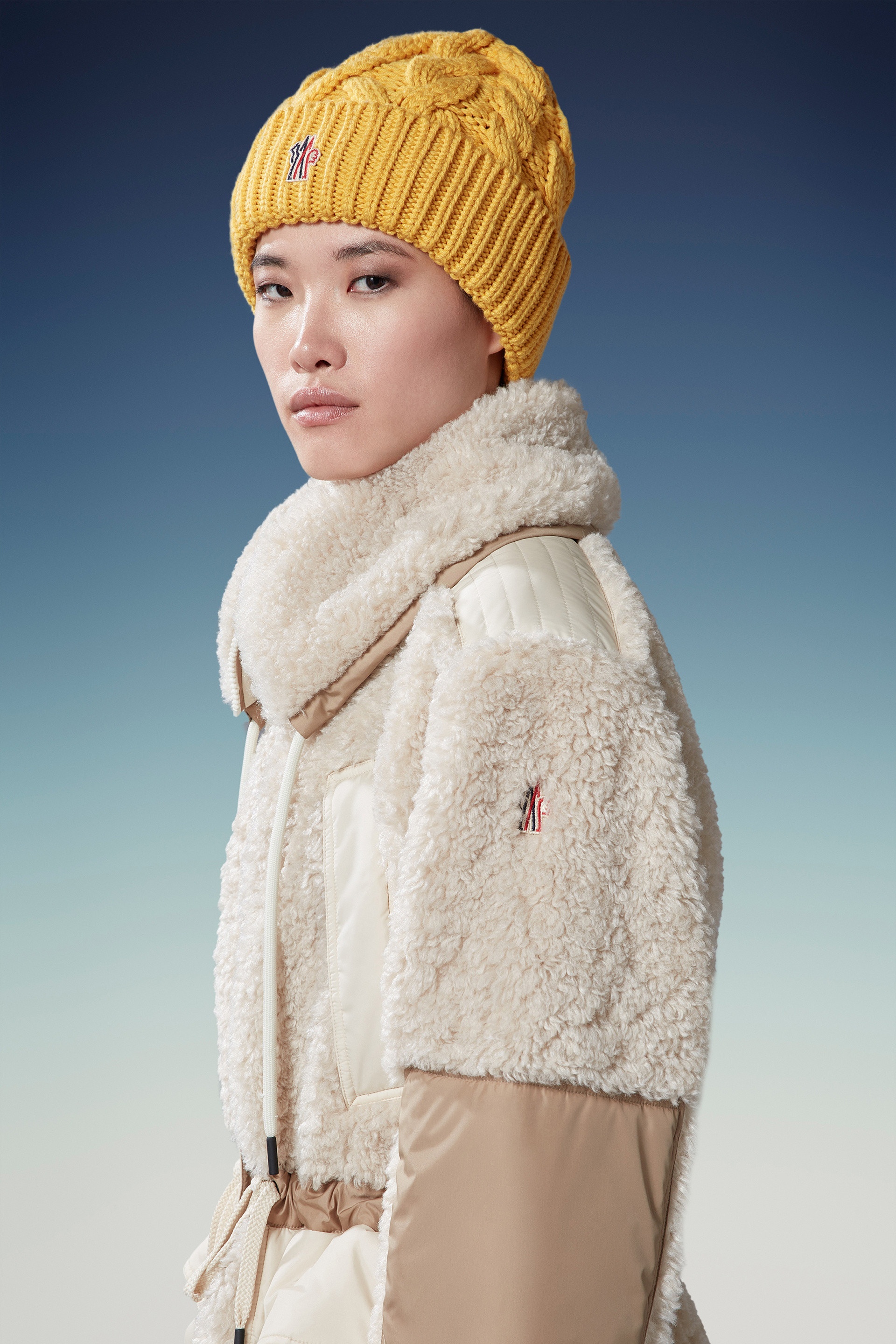 Cable Knit Wool Beanie - 2