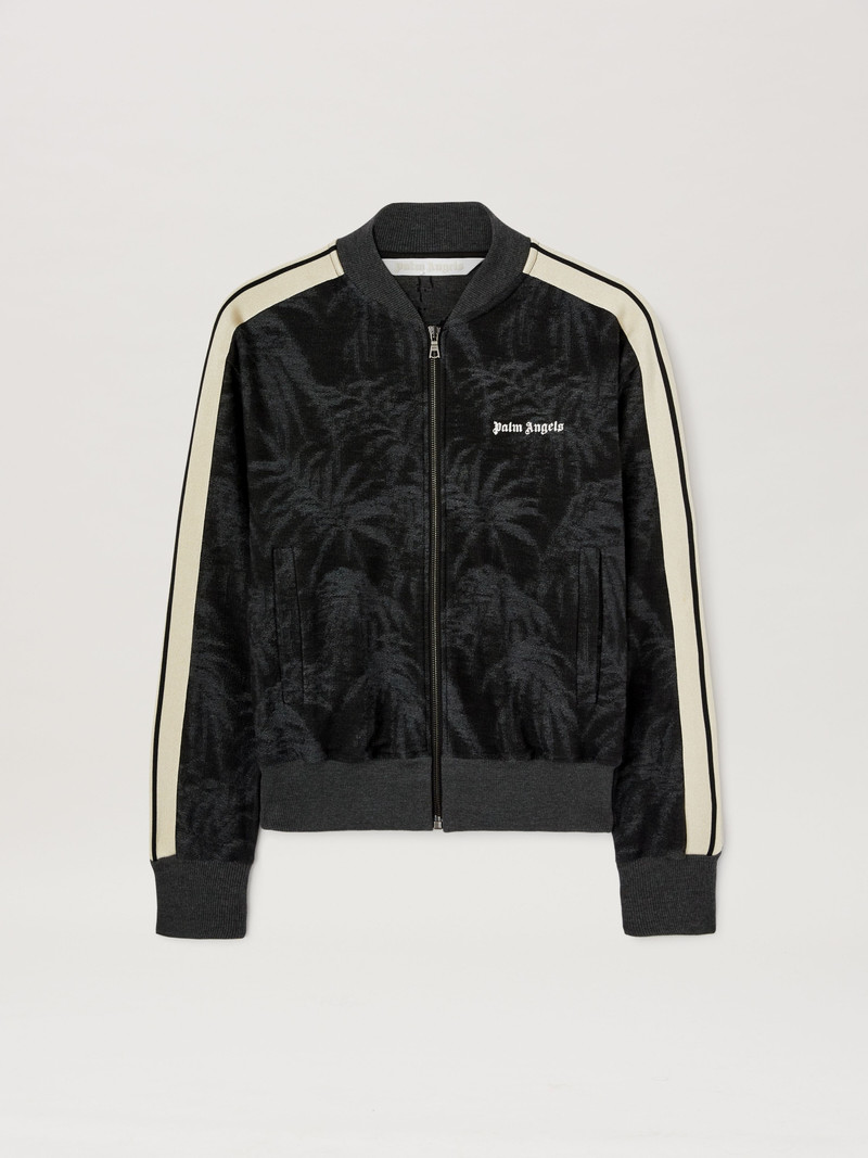 Jacquared Palms Track Jacket 1
