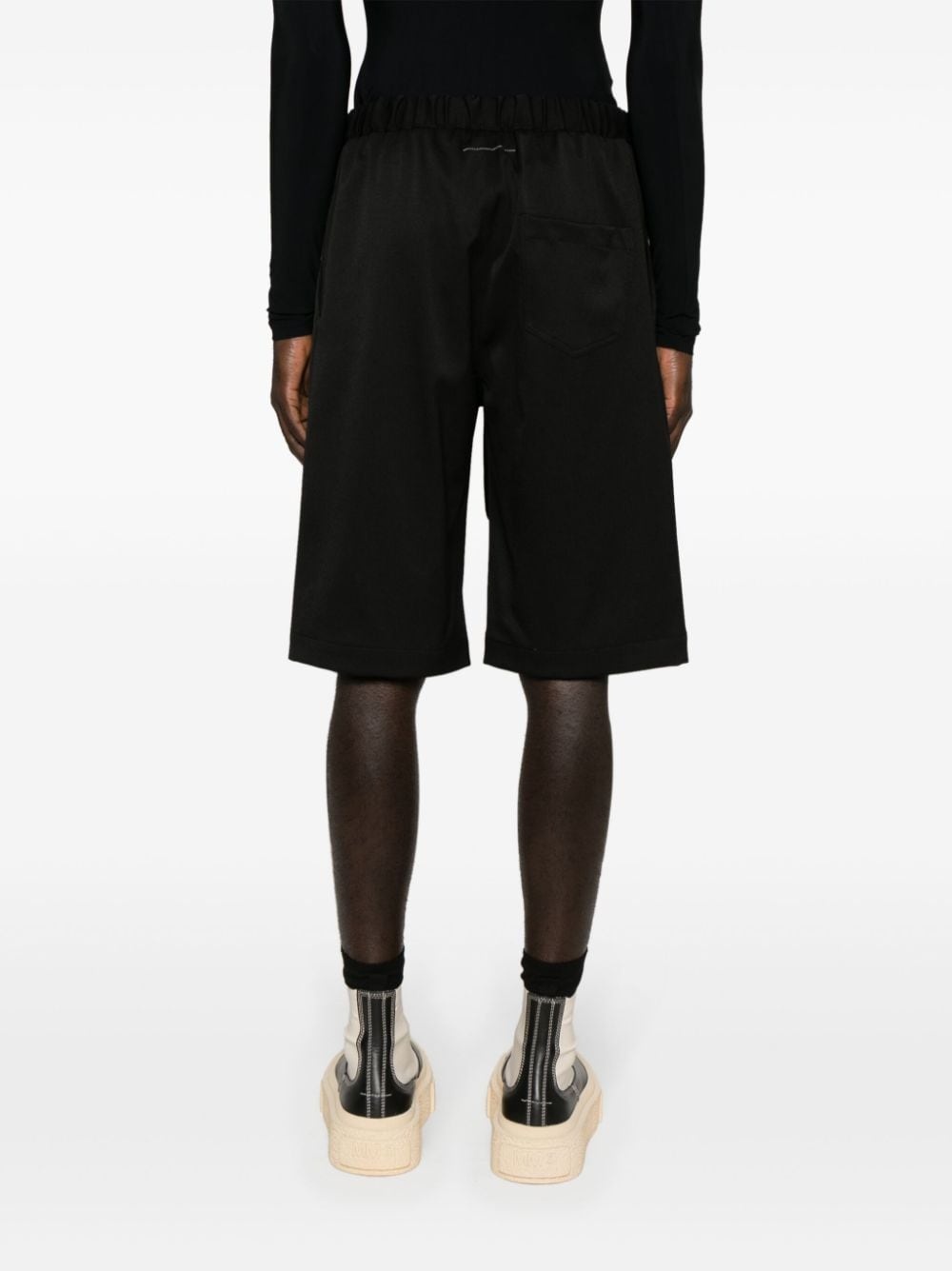 tailored twill bermuda shorts - 5