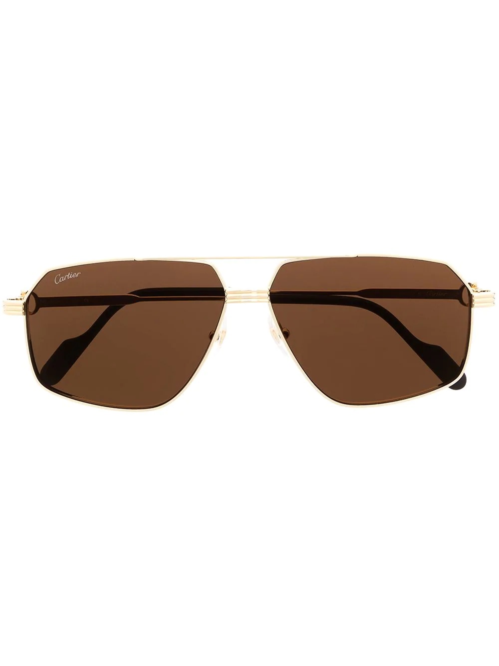 aviator-frame sunglasses - 1