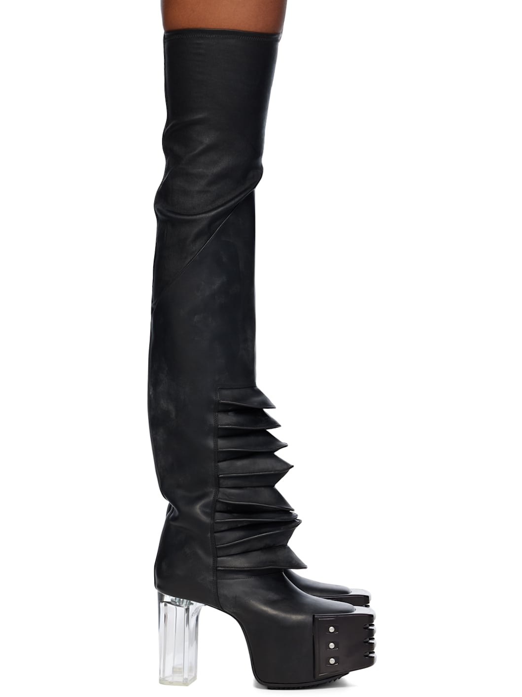 Black Porterville Flared Kiss Boots - 1