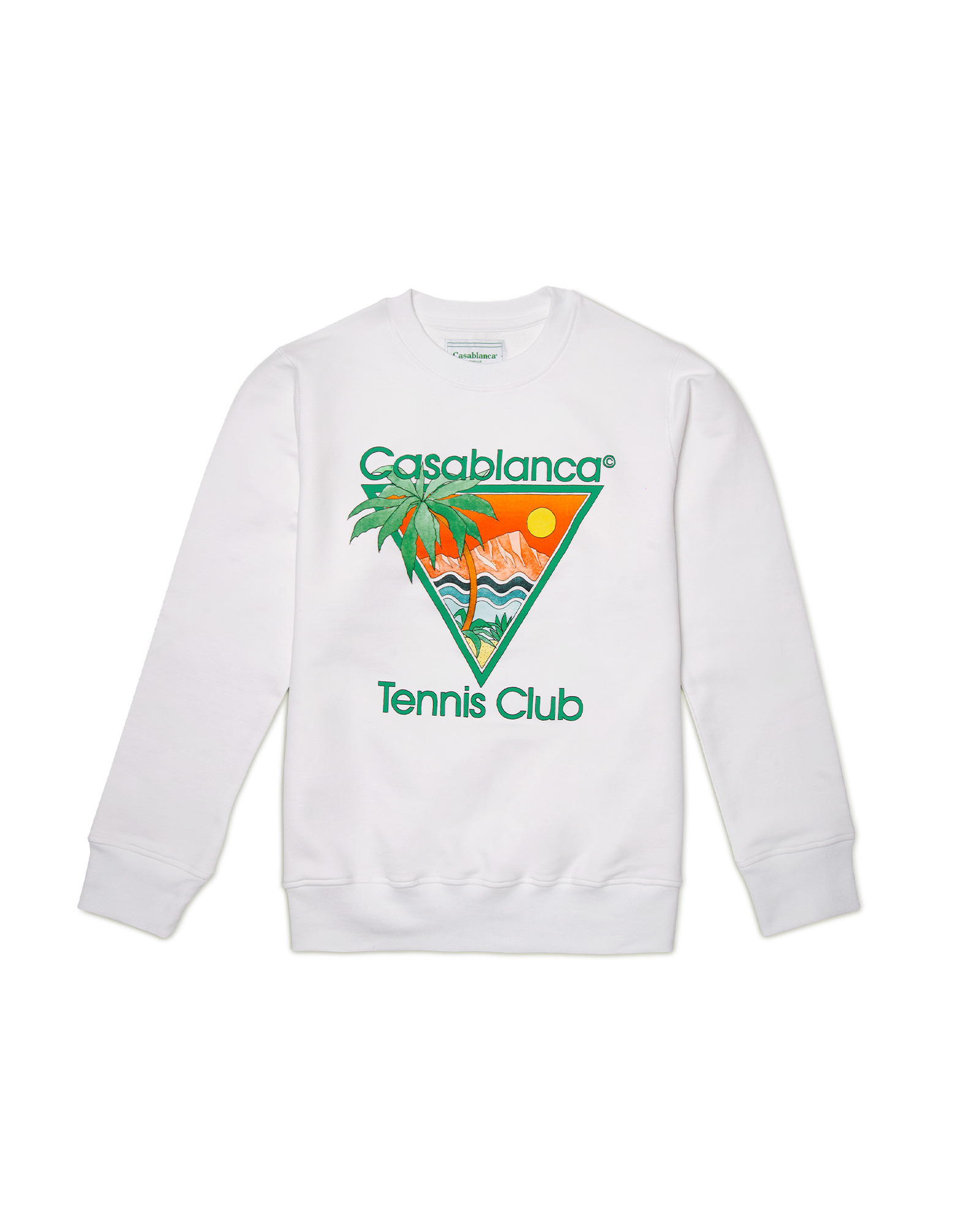 White Tennis Club Icon Sweatshirt - 1