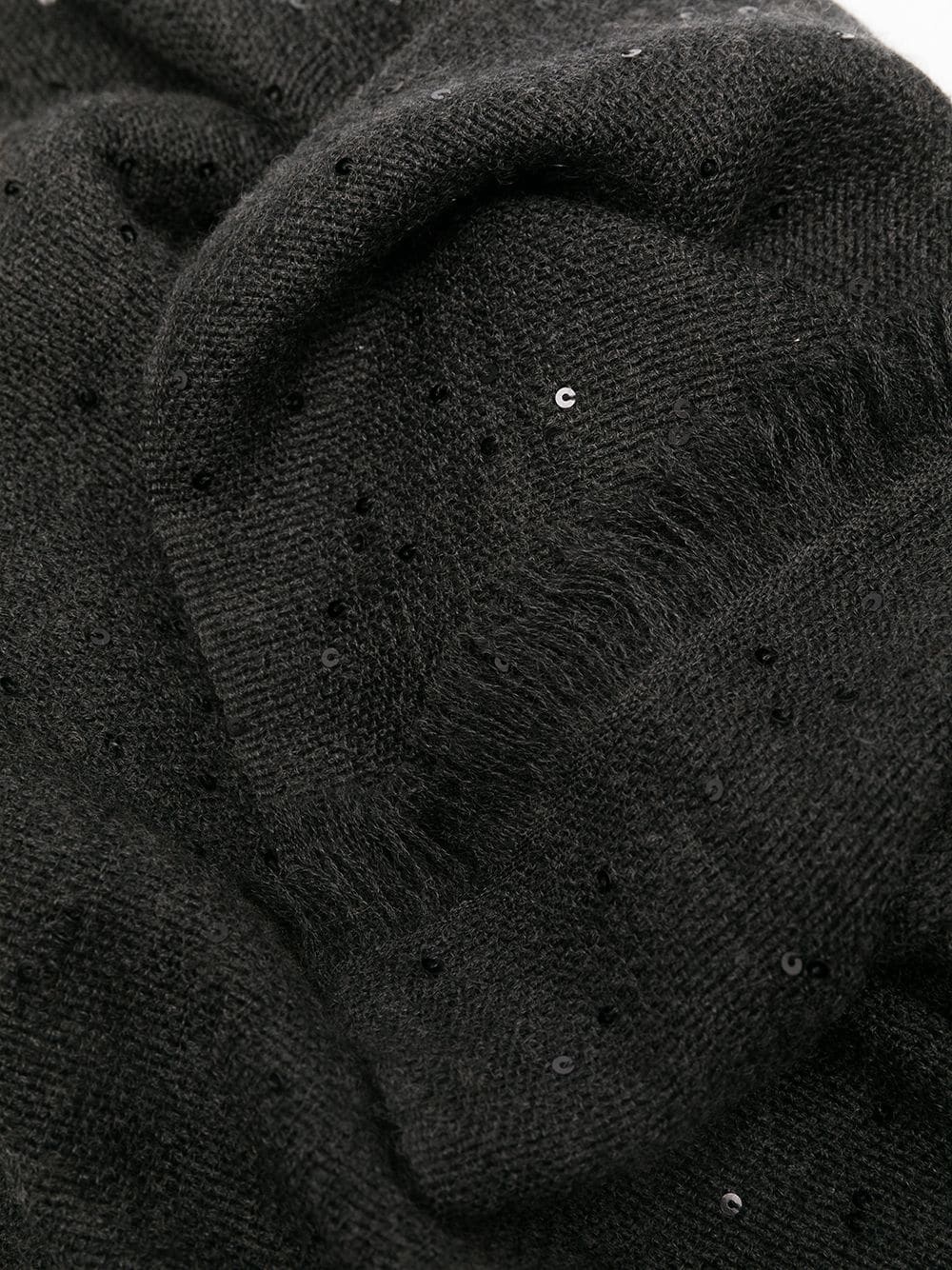 sequin embellished scarf - 3