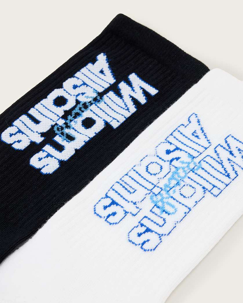 ALLSAINTS WILLIAMS X ALLSAINTS JACQUARD SOCKS 2 PACK outlook