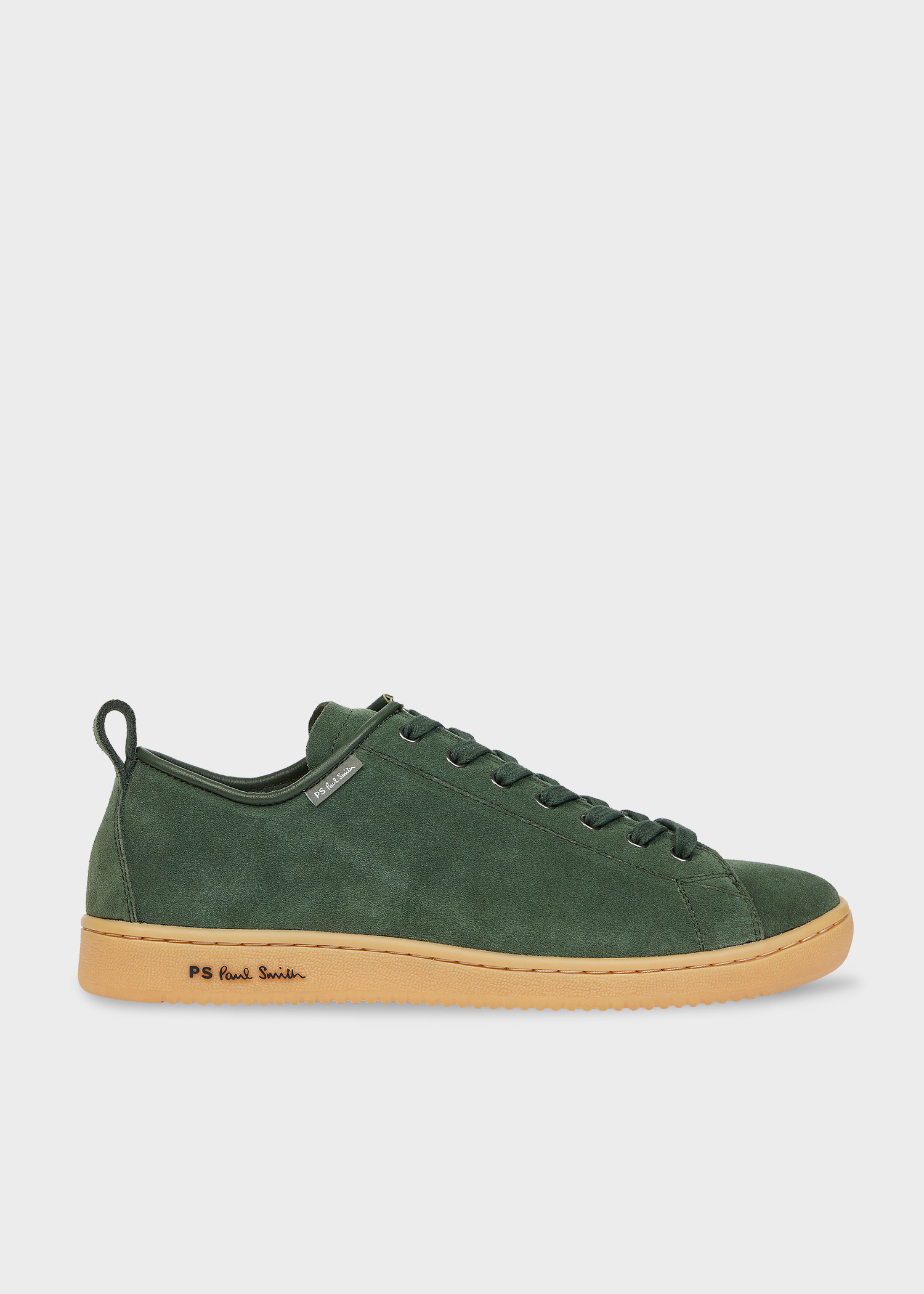 Khaki Green Suede 'Miyata' Trainers - 1