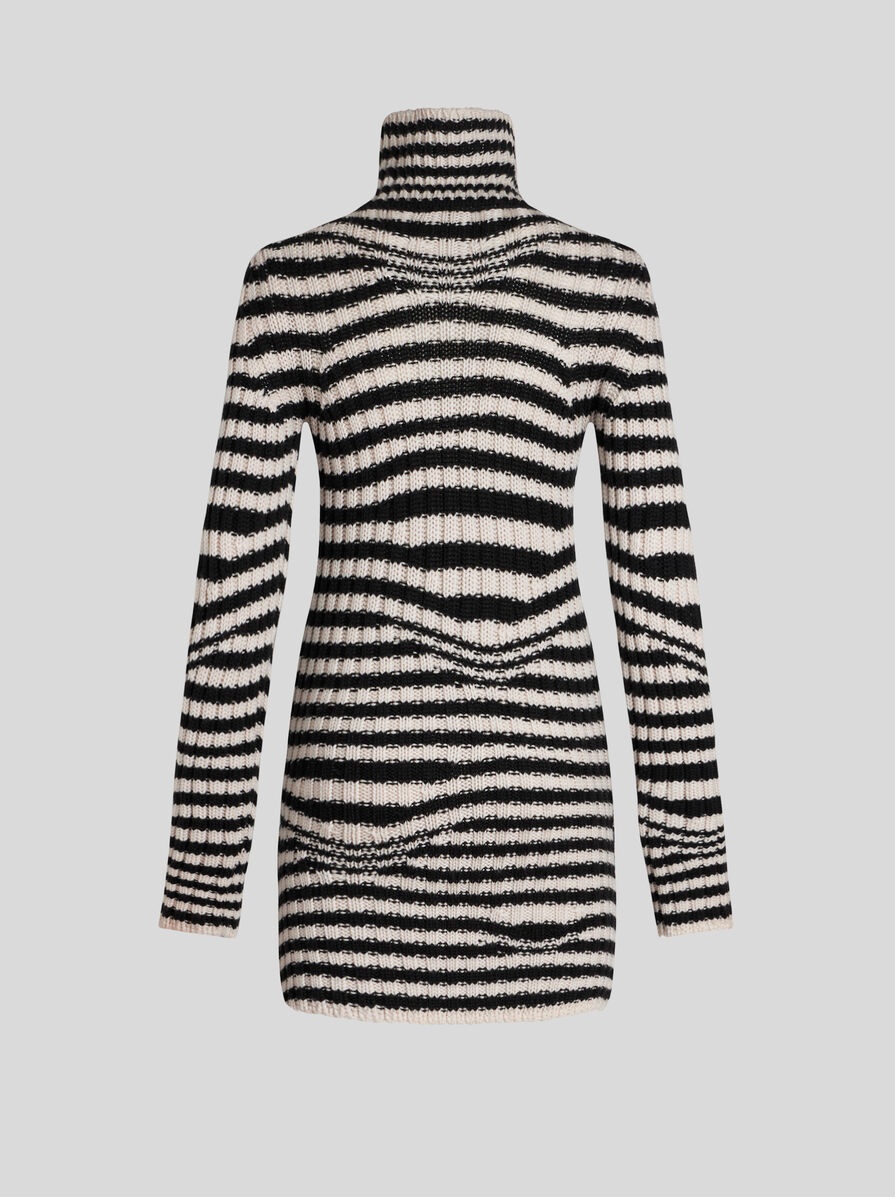 STRIPED KNIT CARDIGAN - 8