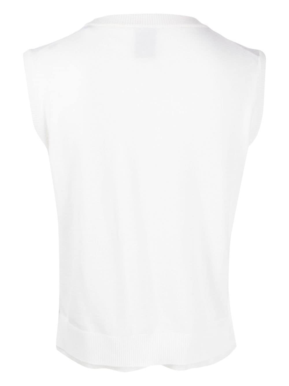 knitted tank top - 2