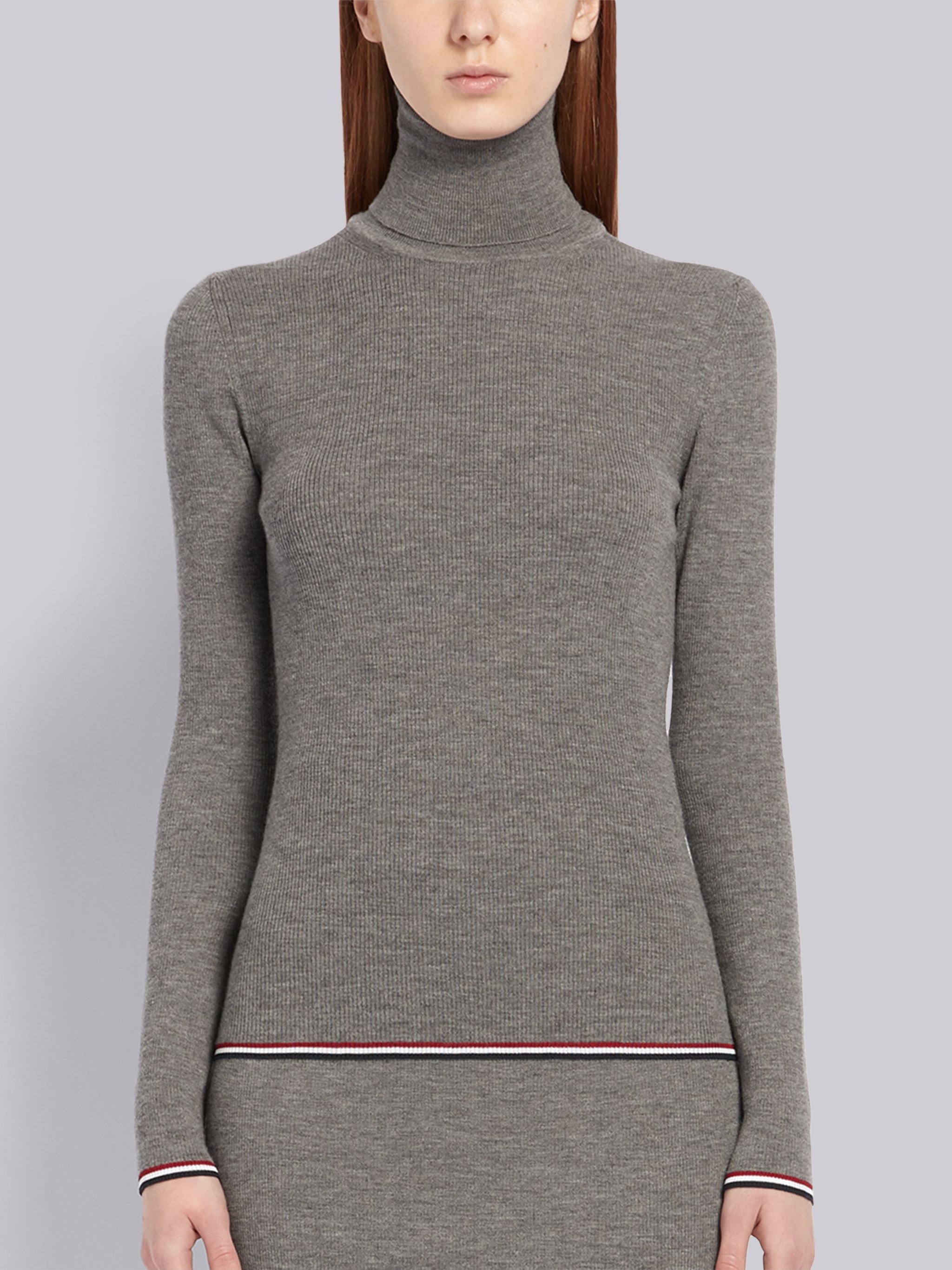 RWB Tipping Stripe Merino Turtleneck - 1