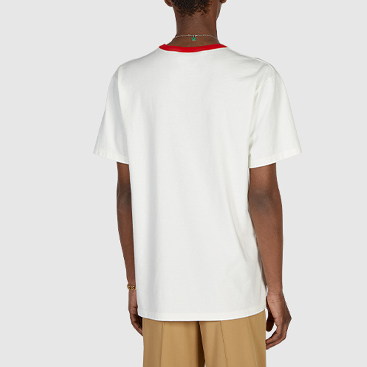 Gucci X Pablo Delcielo Pear Print Cotton T-shirt 'White' 703439XJEIY9095 - 5