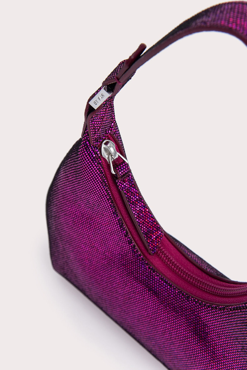 Baby Amber Fuchsia Disco Dot Leather 5