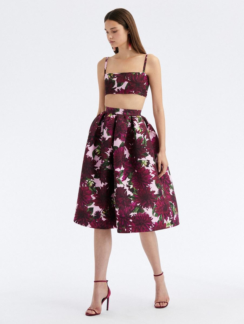 DAHLIA FAILLE MIDI SKIRT 1