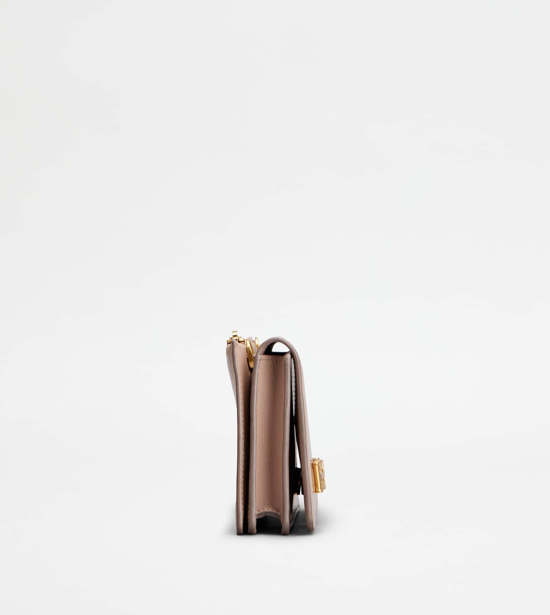 KATE PHONE HOLDER SHOULDER BAG IN LEATHER - PINK - 3