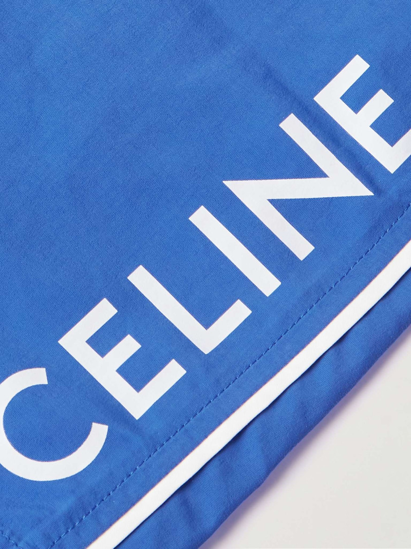 Logo-Print Straight-Leg Mid-Length Swim Shorts 4