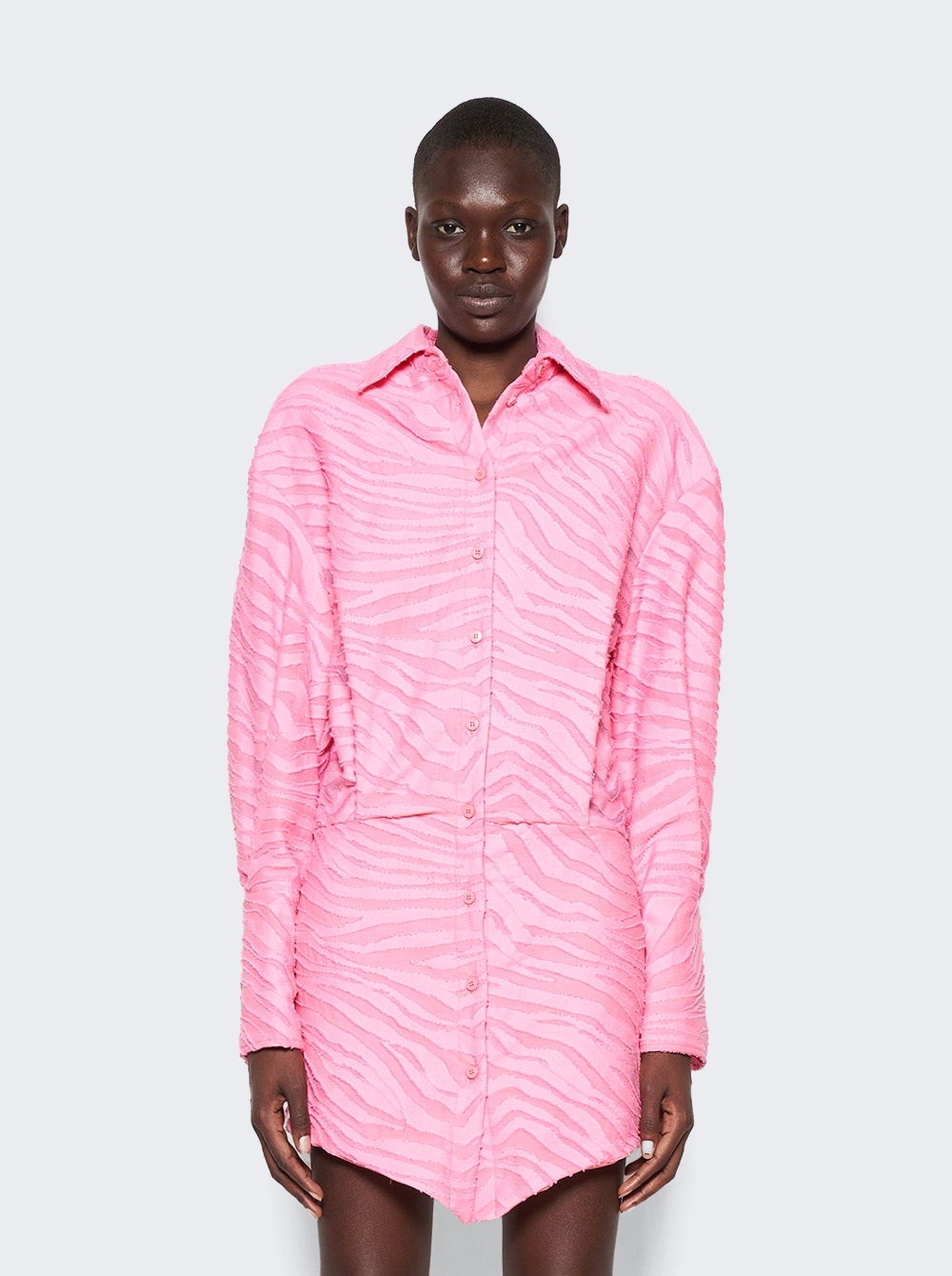 Silvye Mini Dress Geranium Pink - 4