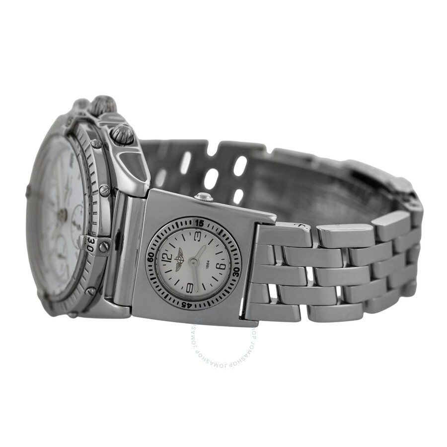 Pre-owned Breitling Chronoma Automatic White Dial Men's Watch A61072 - 4