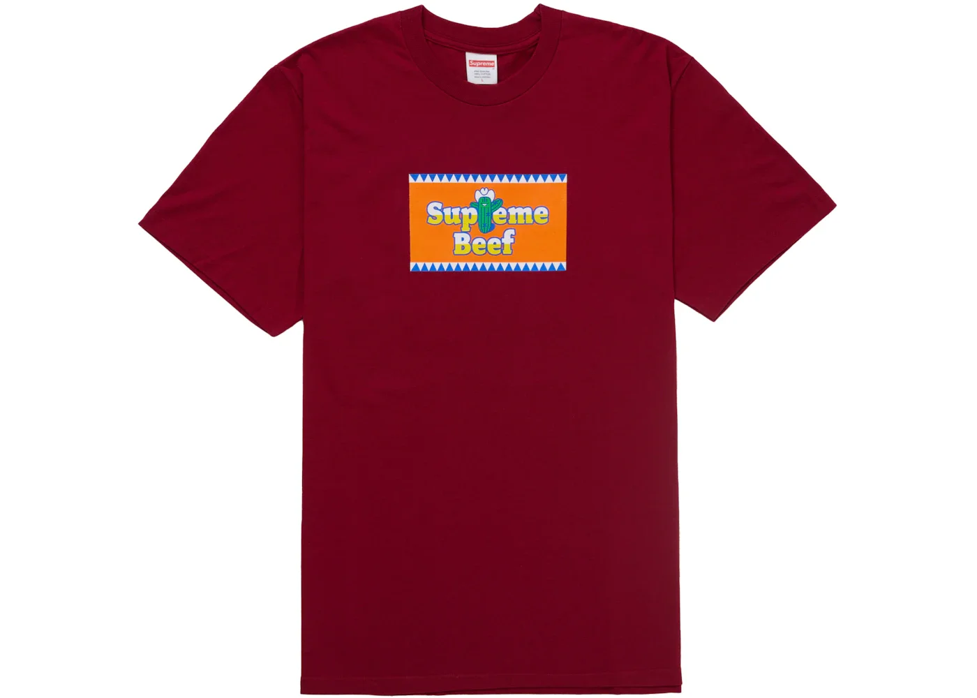 Supreme Beef Tee Cardinal - 1