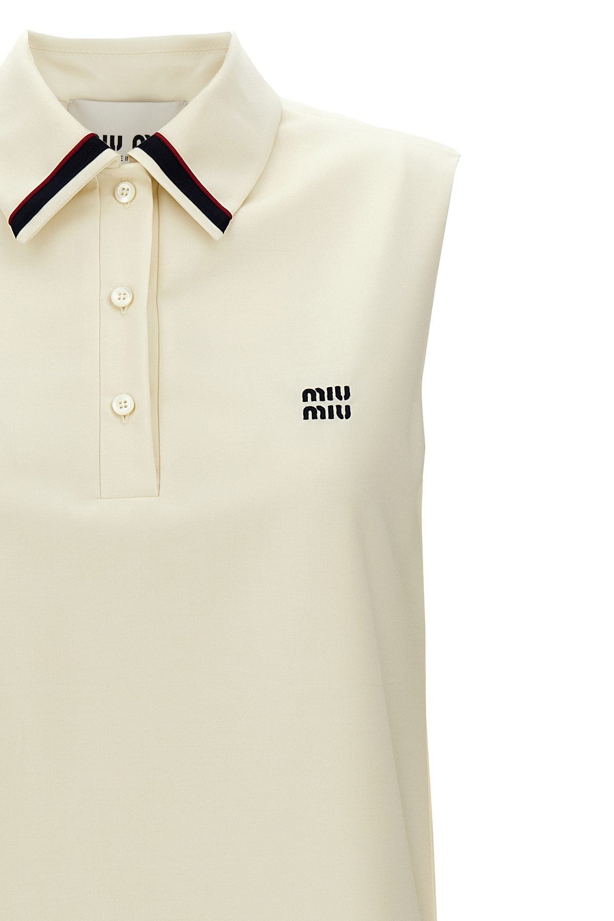 スカート MIU MIU Mohair canvas dress White Miu Miu Miu Miu Women Mohair Canvas Dress | luosophy