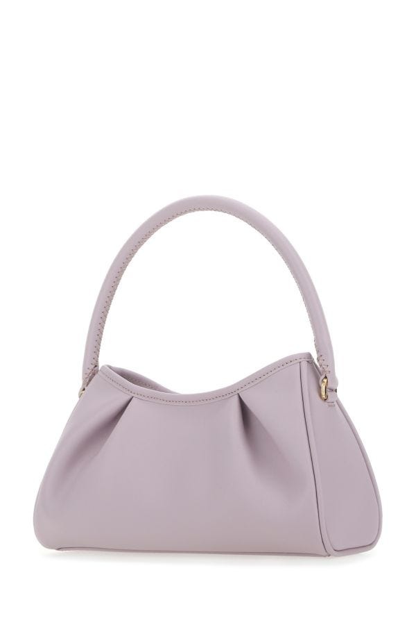 lilac leather Dimple Moon shoulder bag - 2