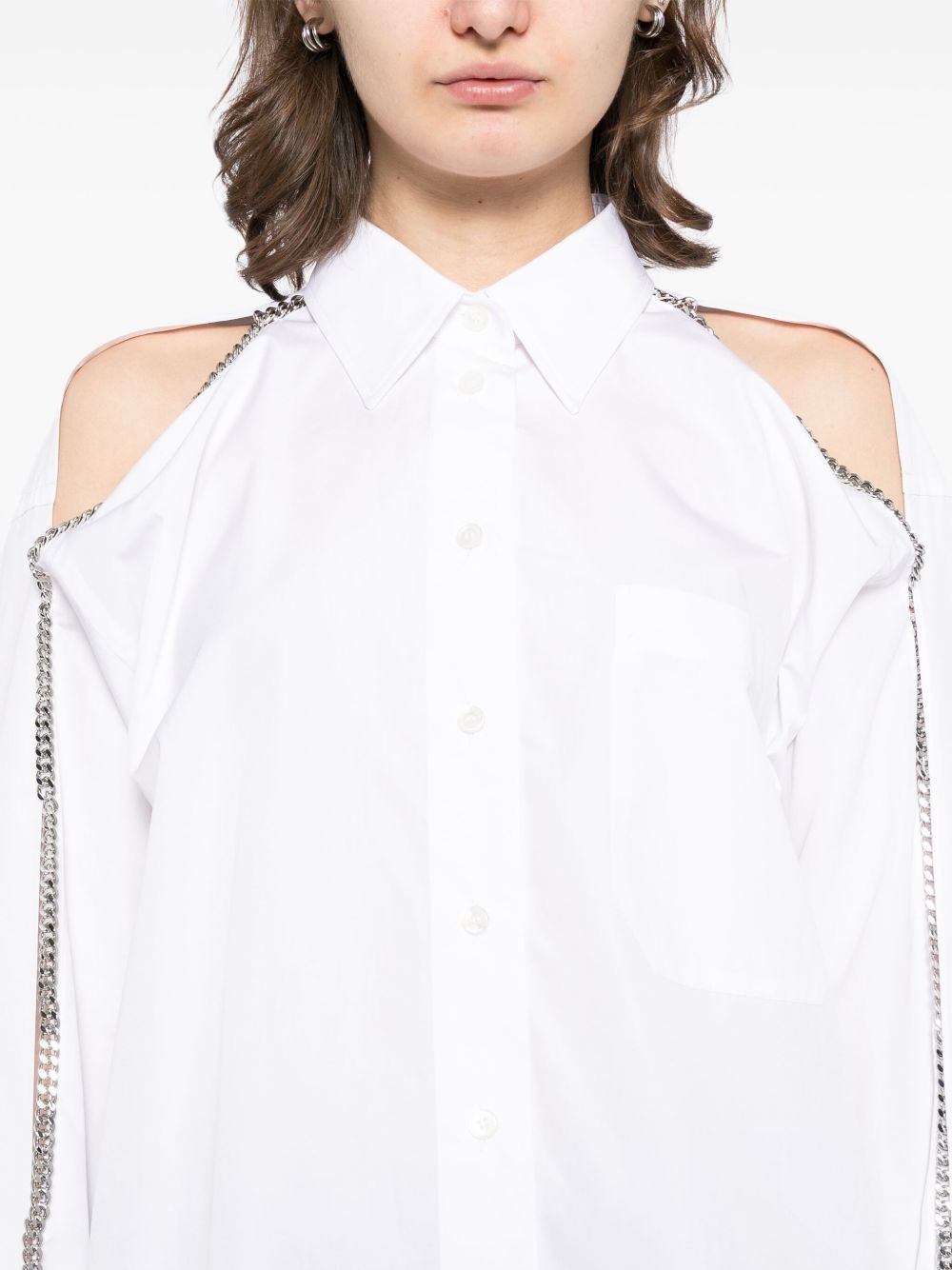 falabella chain detail shirt - 5