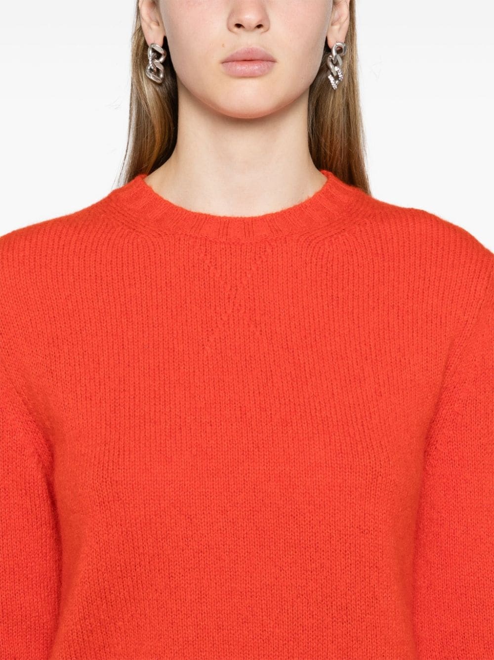 crew-neck knitted jumper - 5