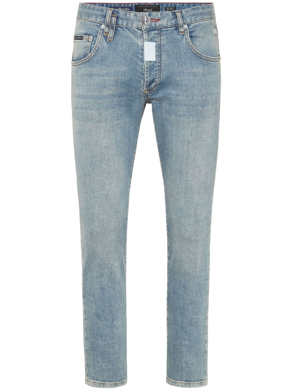 logo-plaque jeans - 1
