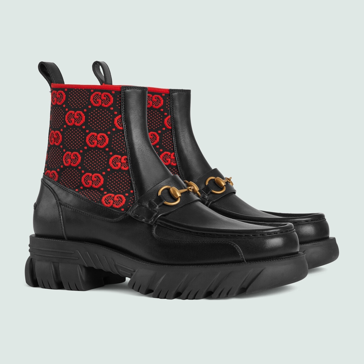 Men's GG jersey boot with Horsebit - 2