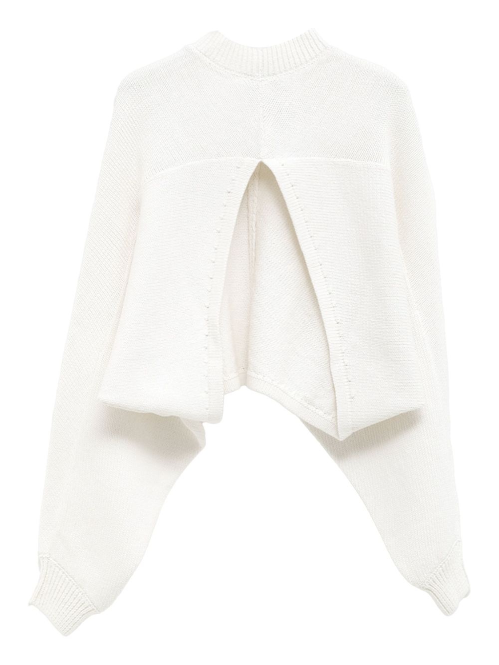 open-back cropp sweater - 2
