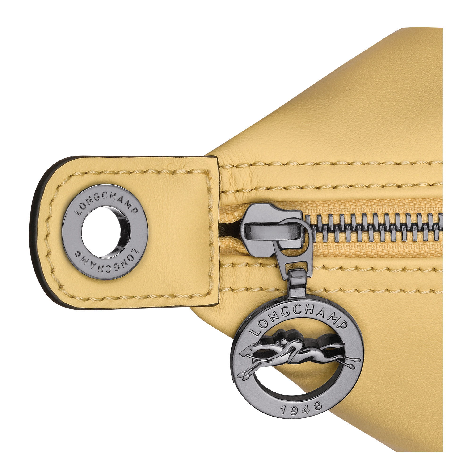 Le Pliage Xtra L Handbag Wheat - Leather - 5