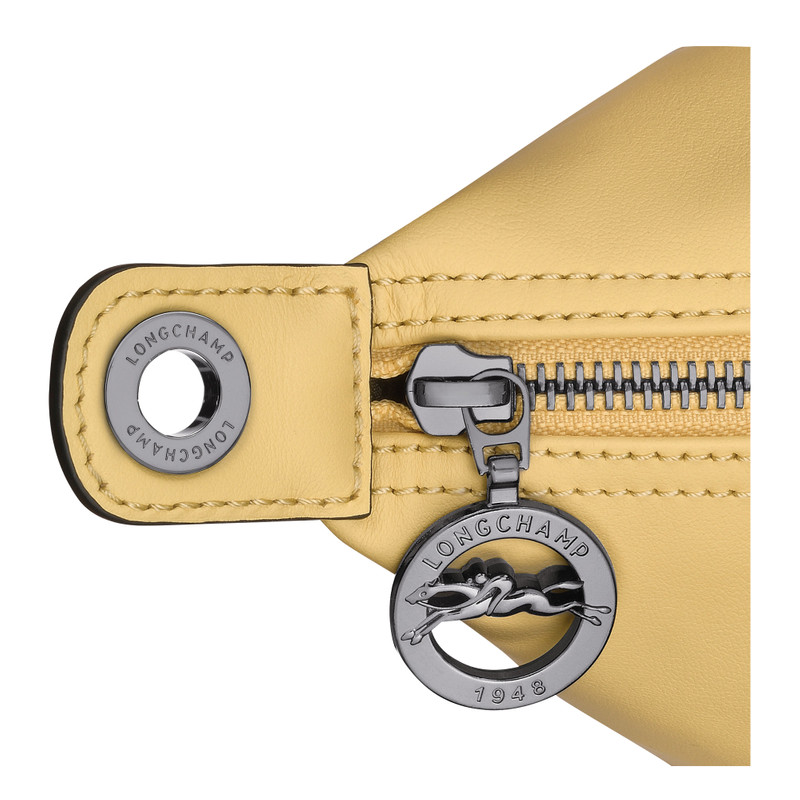 Le Pliage Xtra L Handbag Wheat - Leather 5