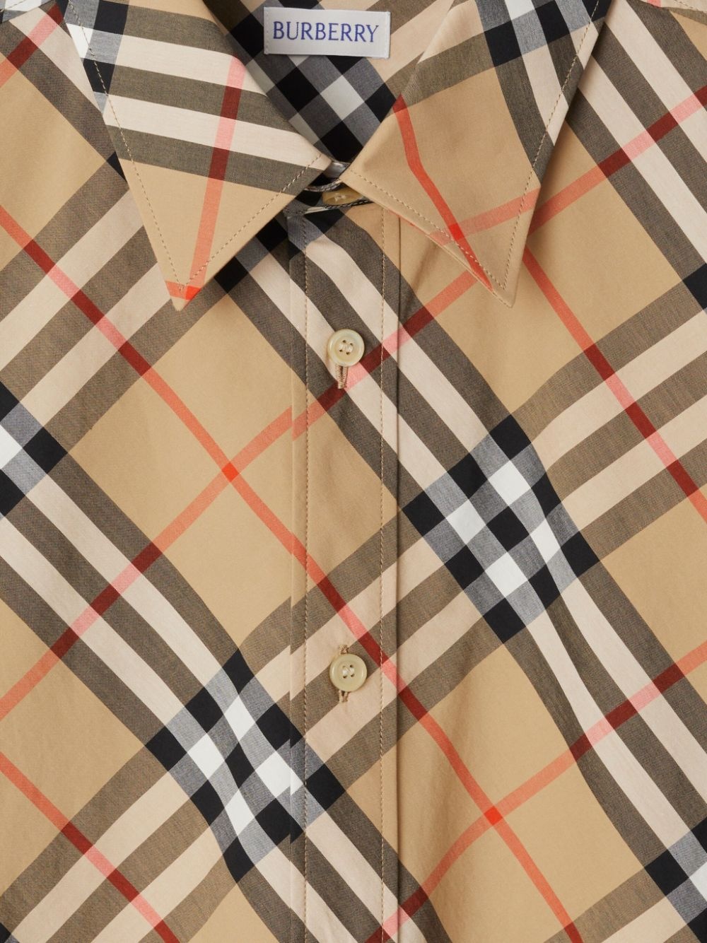 checked cotton shirt - 5