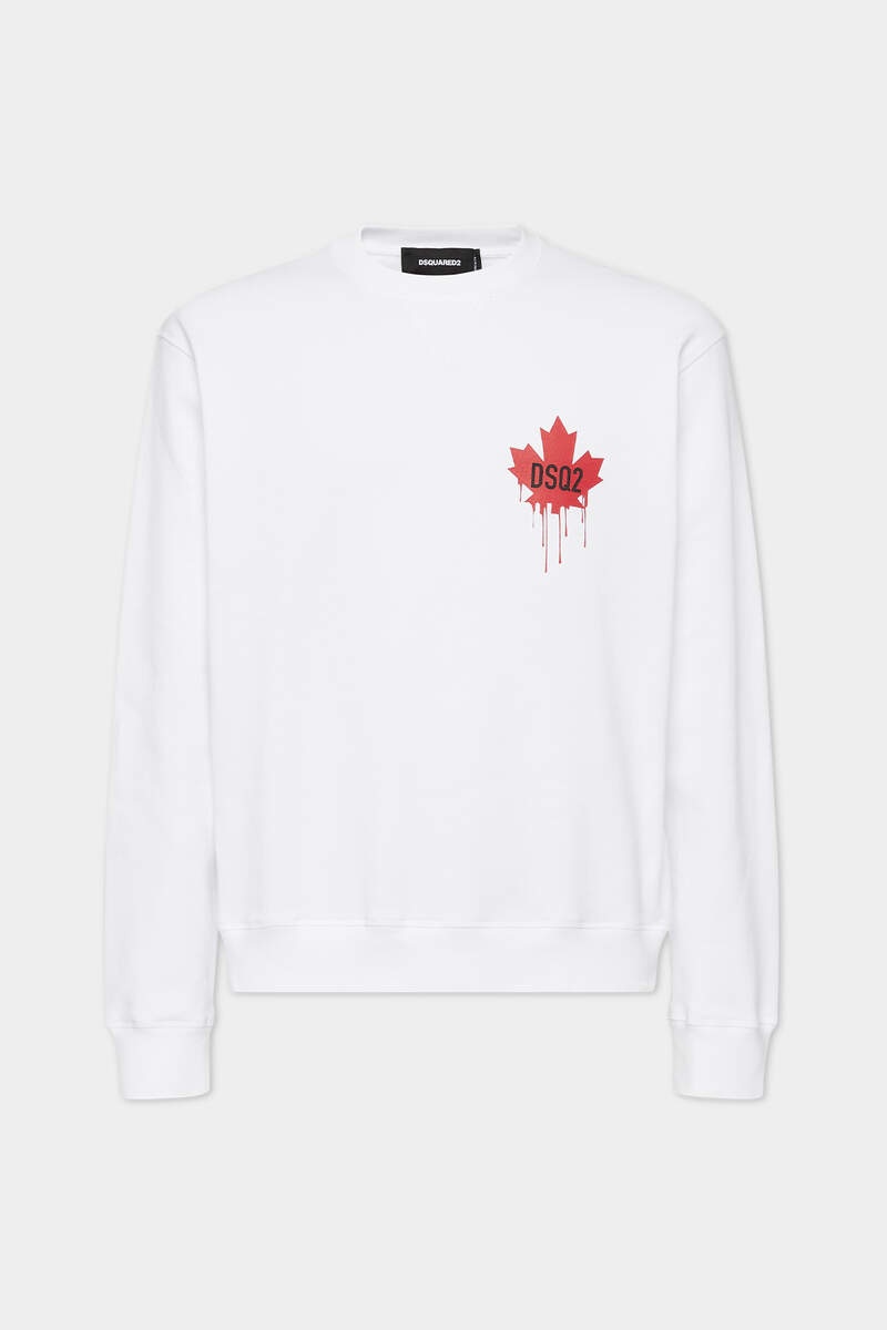 RED MAPLE LEAF COOL FIT CREWNECK SWEATSHIRT - 1