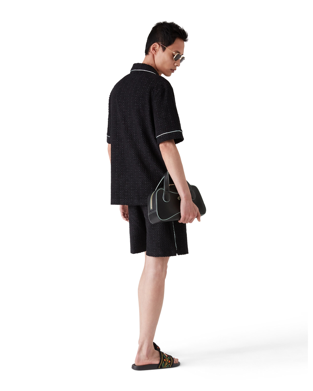 Monogram Towelling Short Sleeve Shirt | Casablanca Paris - 3