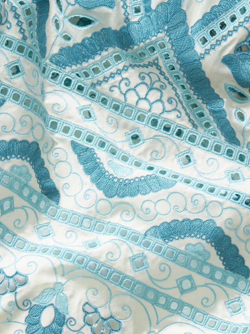 broderie anglaise flared dress 5