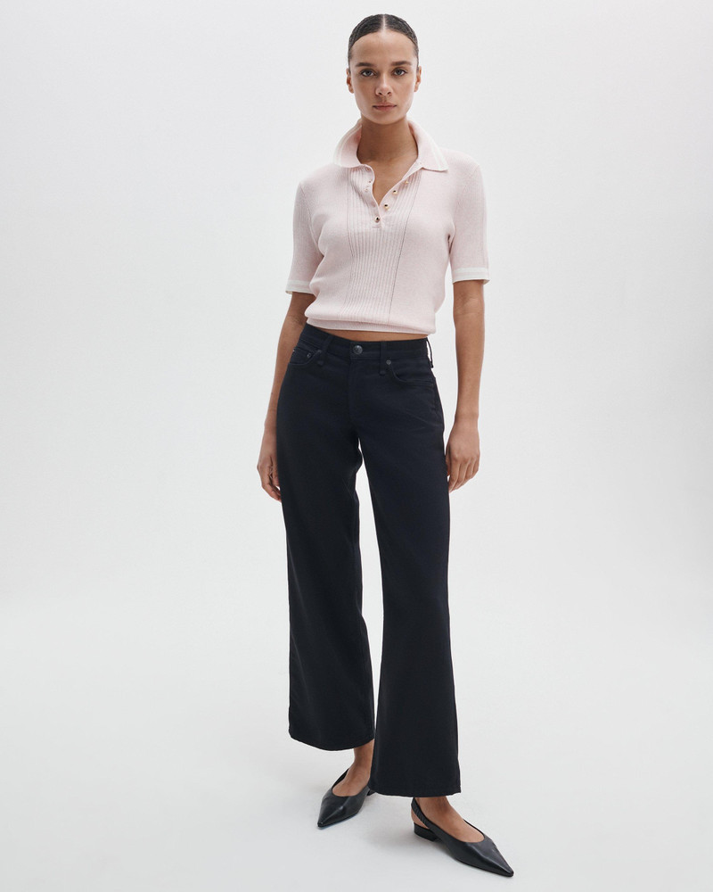 rag & bone Laurie Knit Polo Shirt outlook