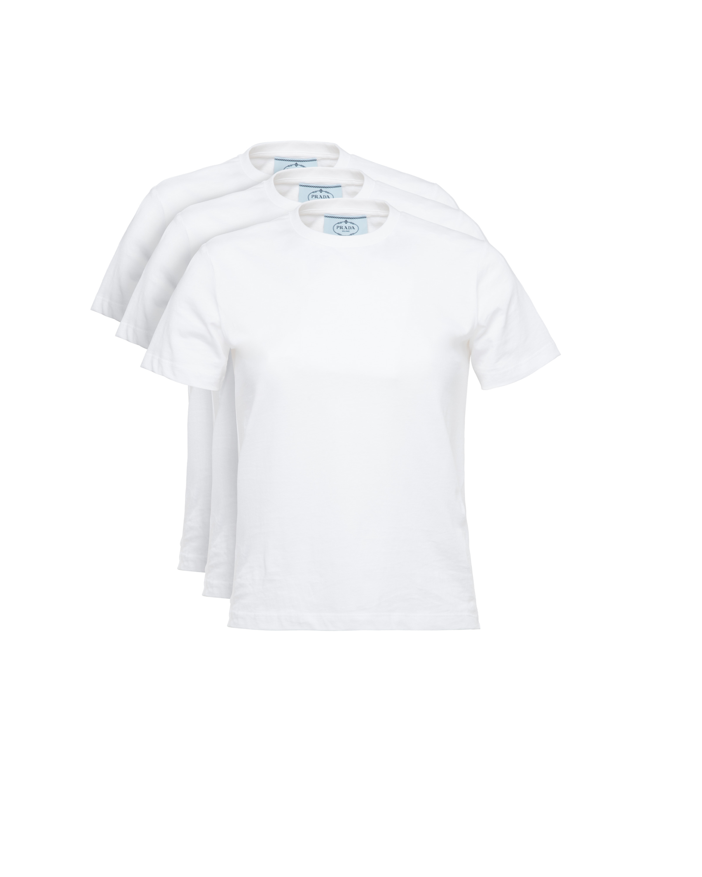 Prada Cotton Jersey T-shirt, 3 Pack Set | REVERSIBLE