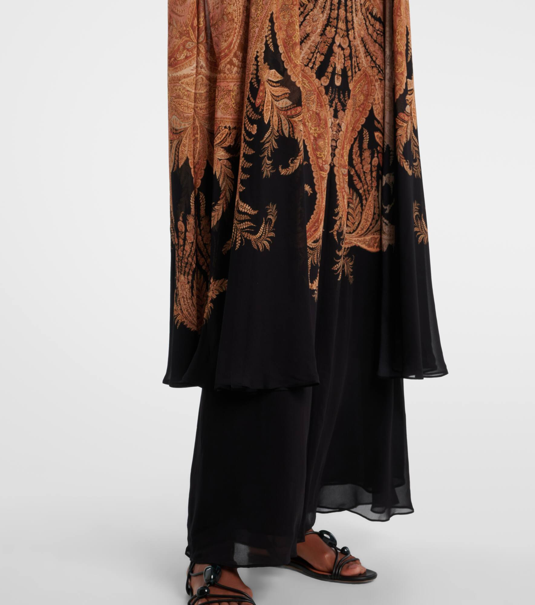 Hypnotic caped maxi dress - 5
