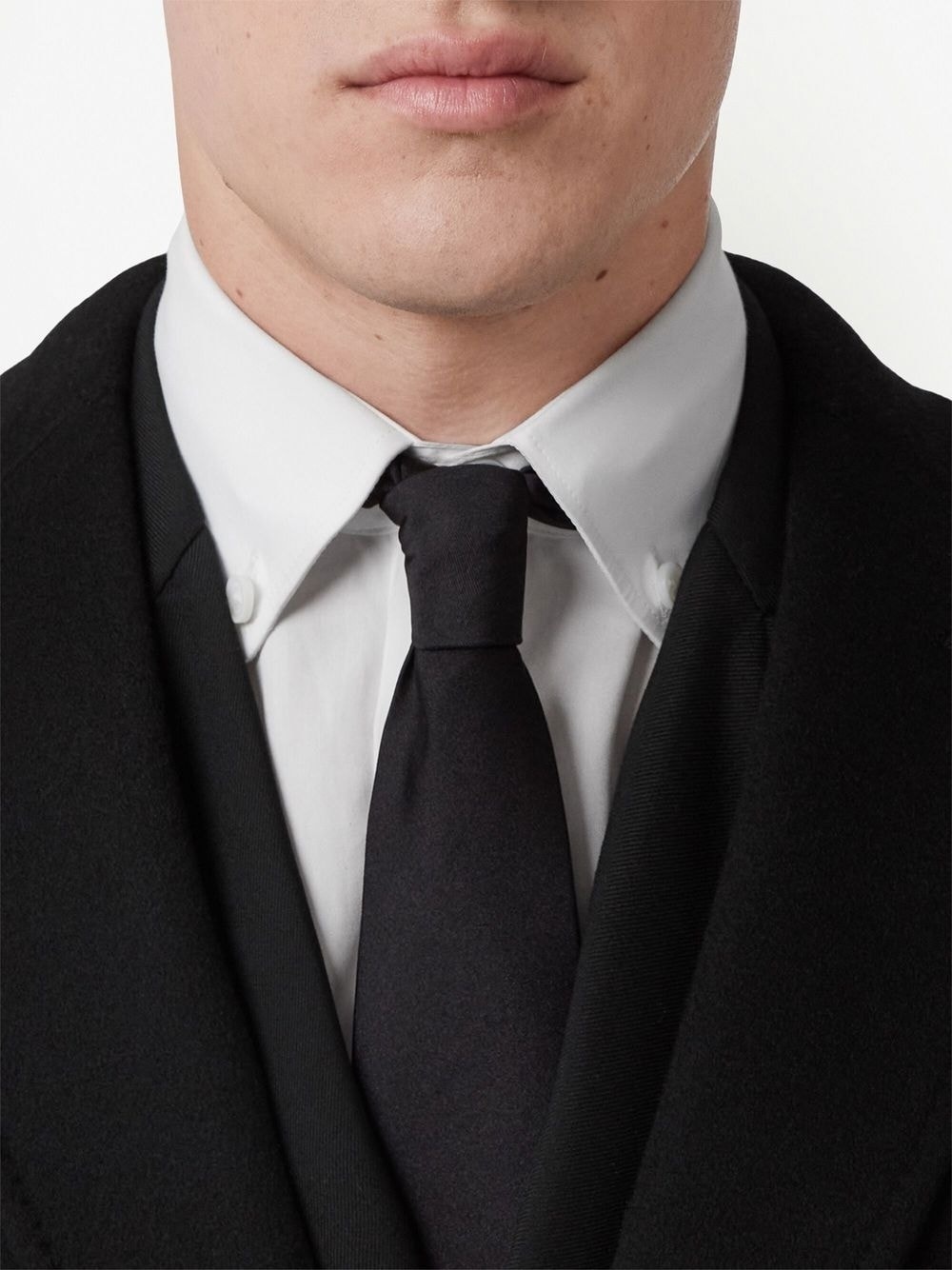 single-breasted wool coat - 5