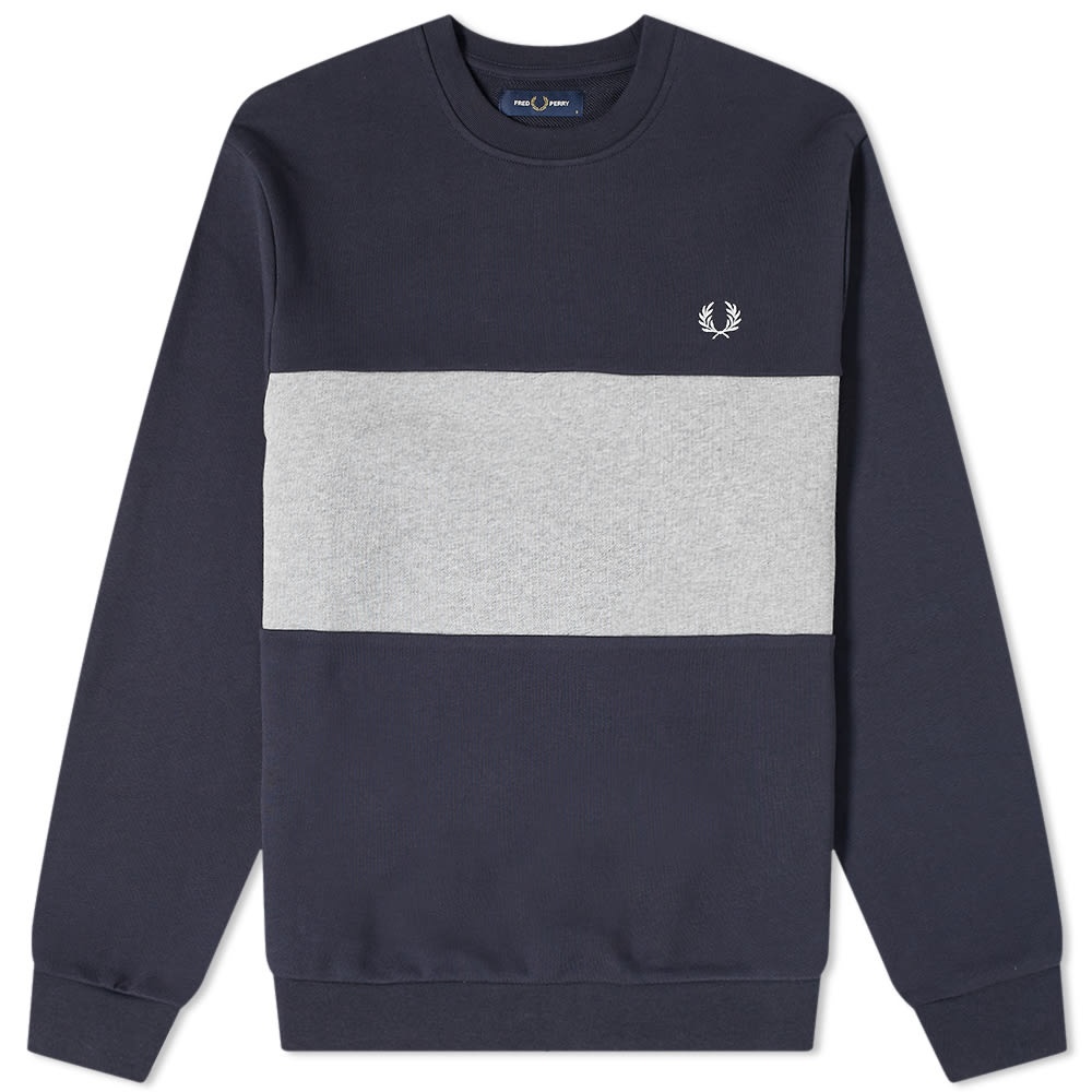 Fred Perry Colour Block Sweat - 1