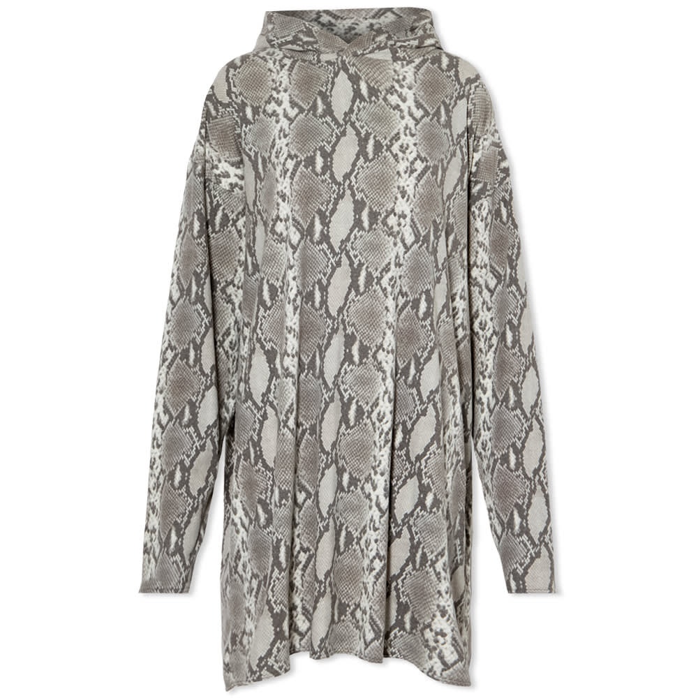 MM6 Maison Margiela Soft Touch Hooded Dress - 1
